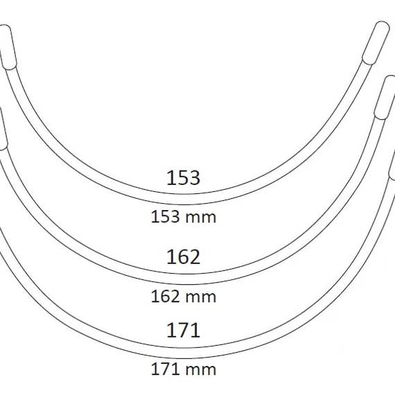 Каркасы для бюстгальтера Isetta Тип 2 (средней глубины)
