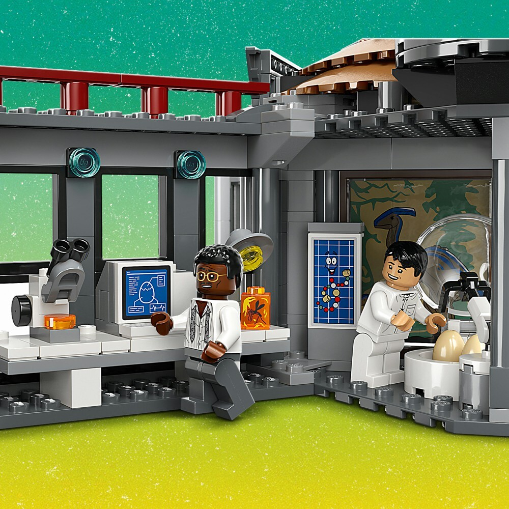 LEGO Jurassic World — Центр для посетителей: Нападение тираннозавра и хищника 76961