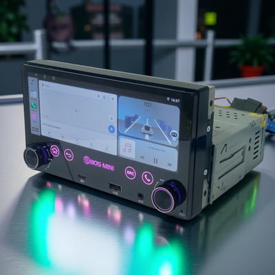 Автомагнитола 1DIN с экраном 6.86" Android 4+64GB BOS-MINI BOSN578D