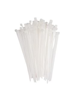 Хомут кабельный PCT 2.5х080-100WH 2.5х80 PA6.6 бел.(уп.100шт) JazzWay 5053670
