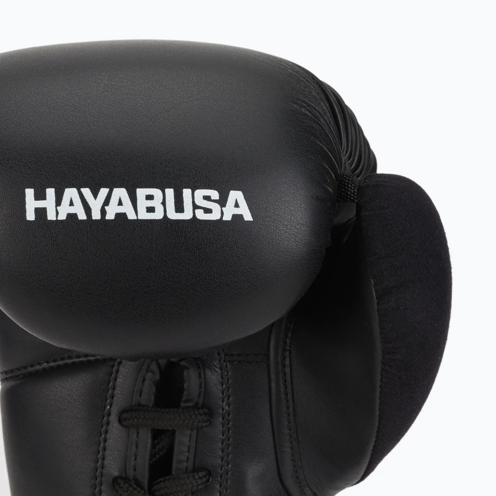 Боксёрские перчатки Hayabusa S4 Lace Up black/white