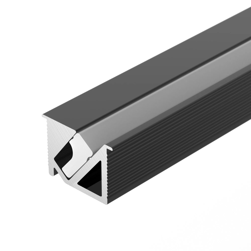 Профиль SL-BEVEL-H10-F14-2000 ANOD BLACK (Arlight, Алюминий) 044084