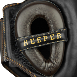 THBHFF-12 боксерский шлем KEEPER чёрный/тёмно-коричневый