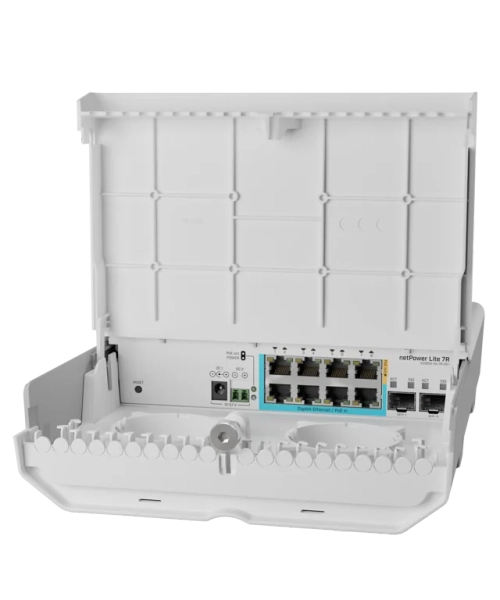 MikroTik CSS610-1Gi-7R-2S+OUT управляемый коммутатор