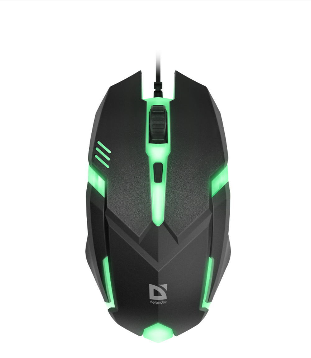 Мышь проводная Defender CYBER MB-560L LED