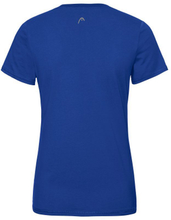 Женская теннисная футболка Head Club Lucy T-Shirt W - royal blue/white