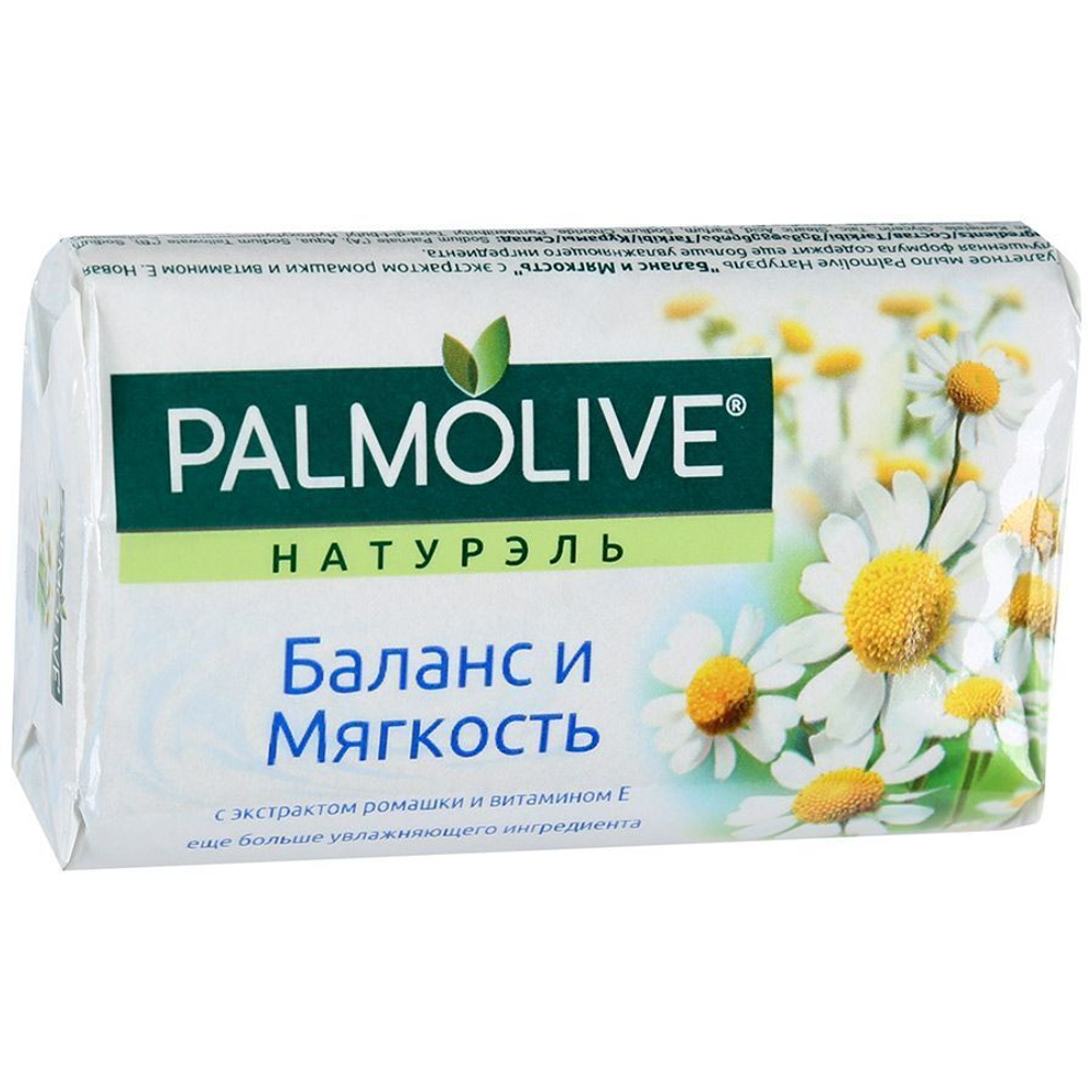 Мыло Палмолив Натурэль Баланс и Мягкость (с экстрактом ромашки и витамином Е) 90г