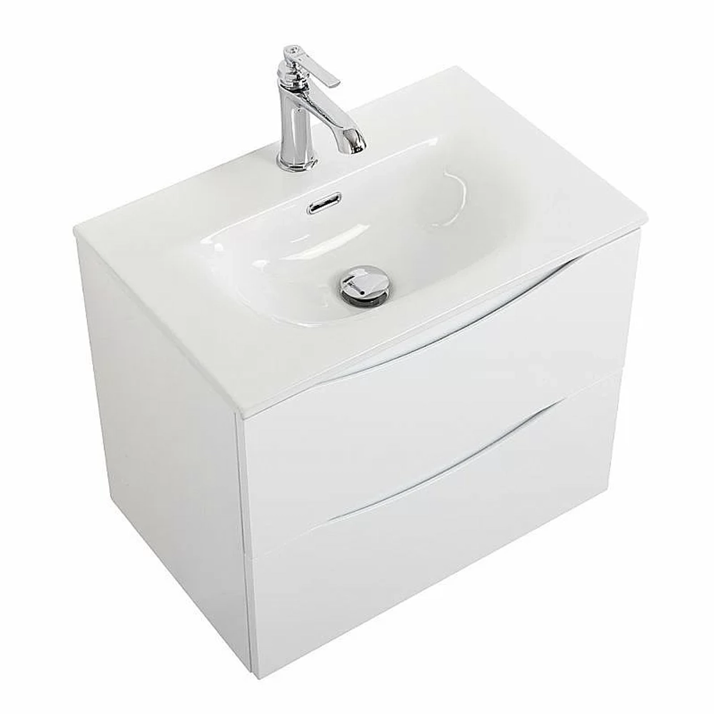 Тумба с раковиной BelBagno MARINO-CER-MINI-500-2C-SO-BO-P Bianco Opaco