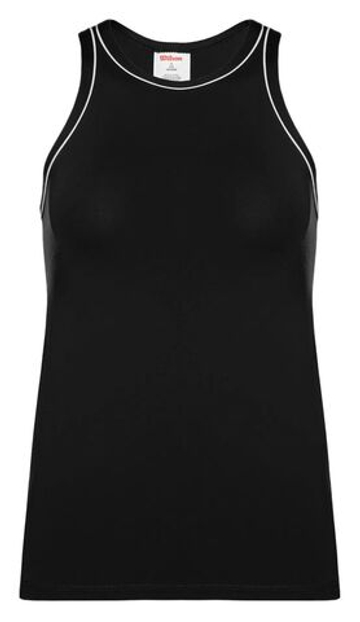 Женский топ теннисный Wilson Team Tank Top - черный