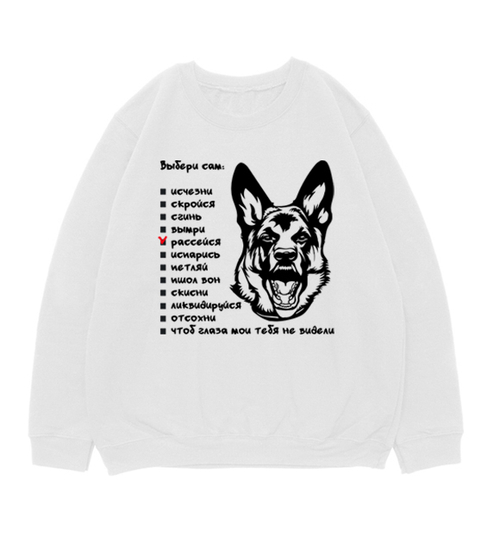 Свитшот "Выбери сам"