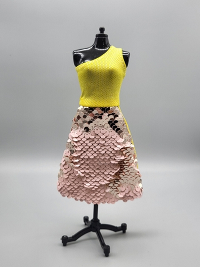 Одежда для куклы Барби винтаж платье 0310