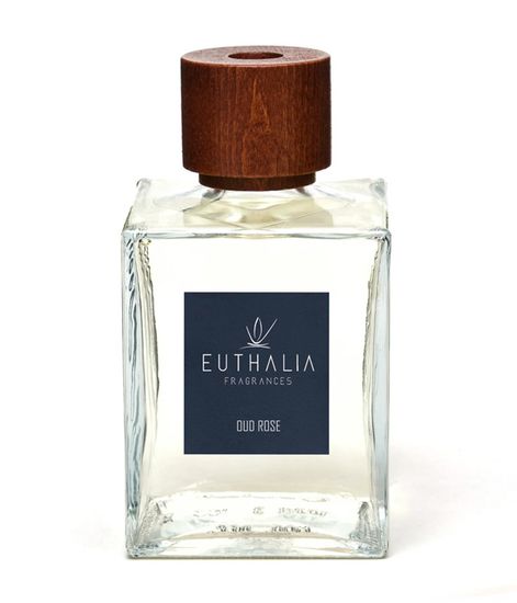 Oud Rose, ароматический диффузор с палочками, Euthalia Fragrances