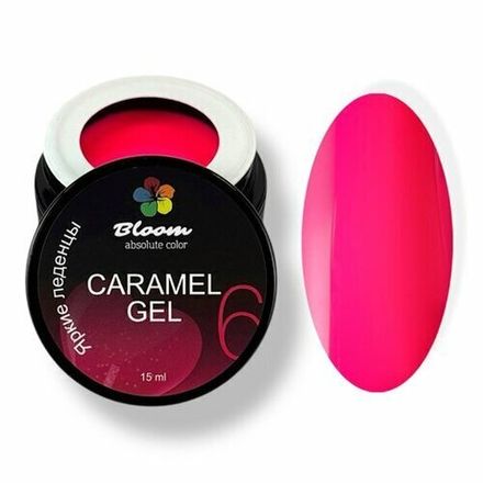Bloom Caramel Gel 06 - Гель жидкий для наращивания Яркие леденцы, 15 мл