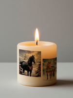 Трансфер переводной - декаль для свечей и гипса новый год 027