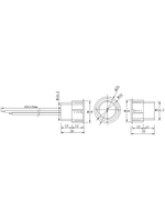 ST-DM030NC-WT Извещатель магнитоконтактный