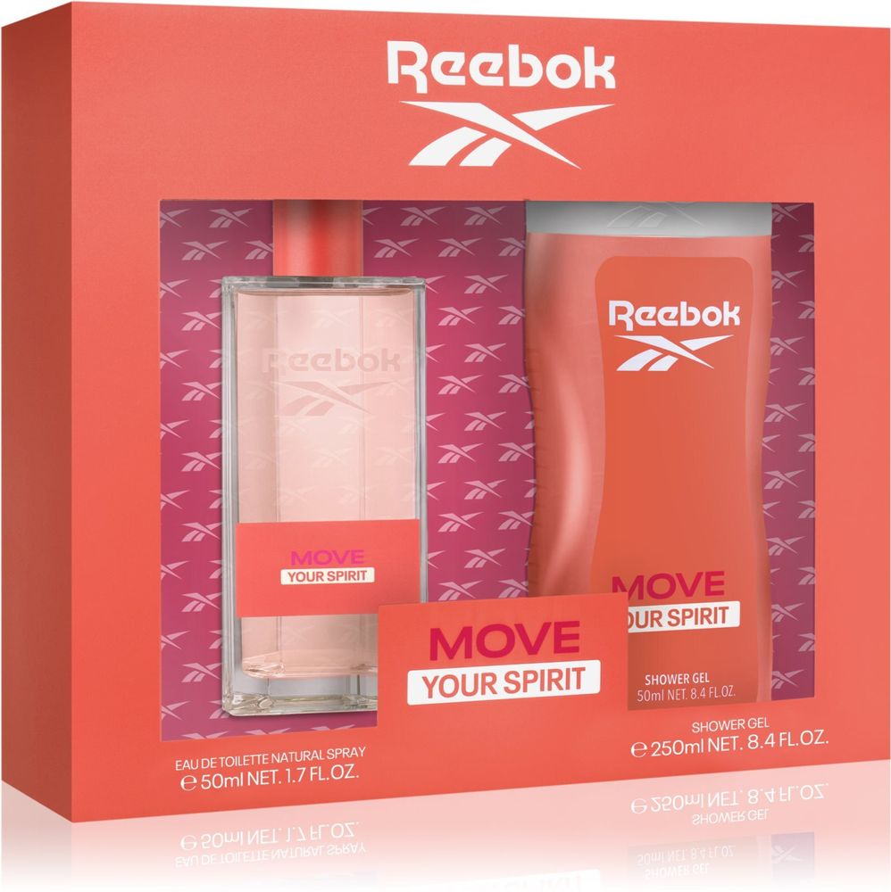 Reebok Eau de toilette 50 мл + juicy shower gel 250 мл Move Your Spirit