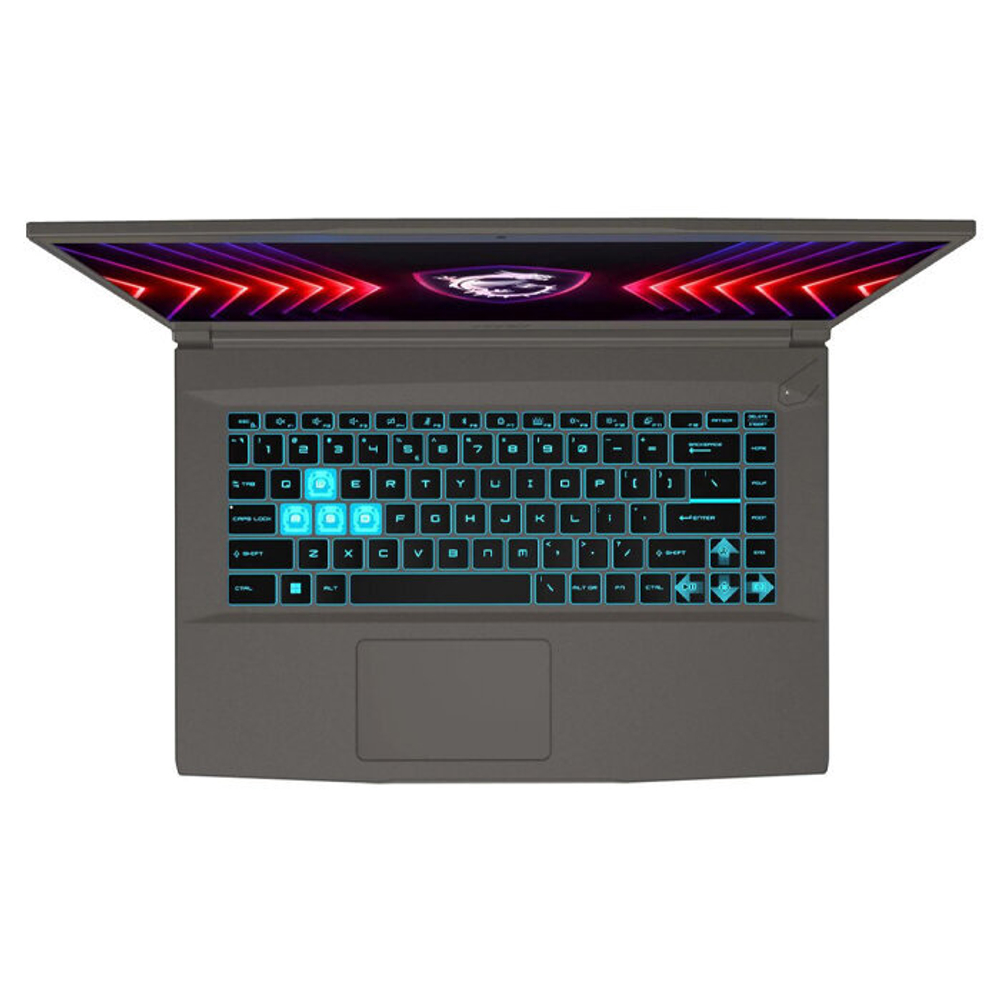 Ноутбук MSI Thin 15 B12VE-1865XRU, i5 12450H/8Gb/SSD512Gb/RTX4050 6Gb/15.6" FHD IPS 144Hz/Dos/серый