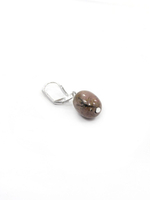 Серьги из родонита rose001-prbo
