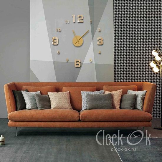 Настенные 3D часы Hi Tech