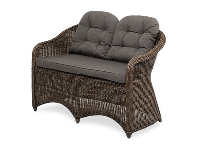 Двухместный диван Равенна, коричневый Арт.: YH-C2104W brown
