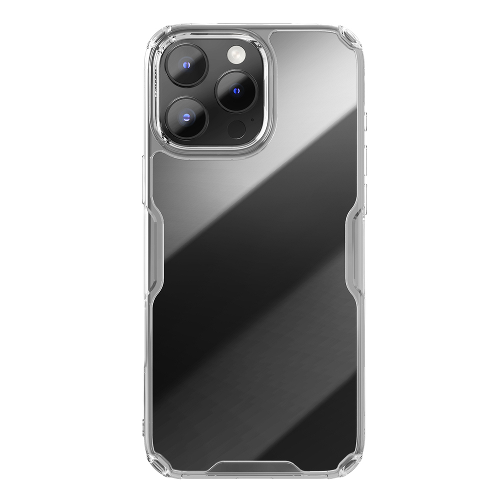 Прозрачный чехол от Nillkin для смартфона iPhone 16 Pro Max, серия Nature TPU Pro Case