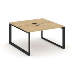 Style Project Рабочая станция двухсторонняя SN-59O.DRS-002 Тиквуд Светлый/Металл Черный/Черный Заглу