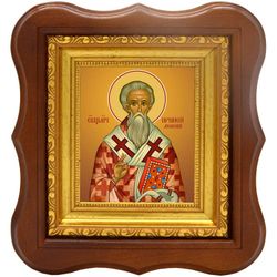 Ириней Лионский священномученик. Икона на холсте.