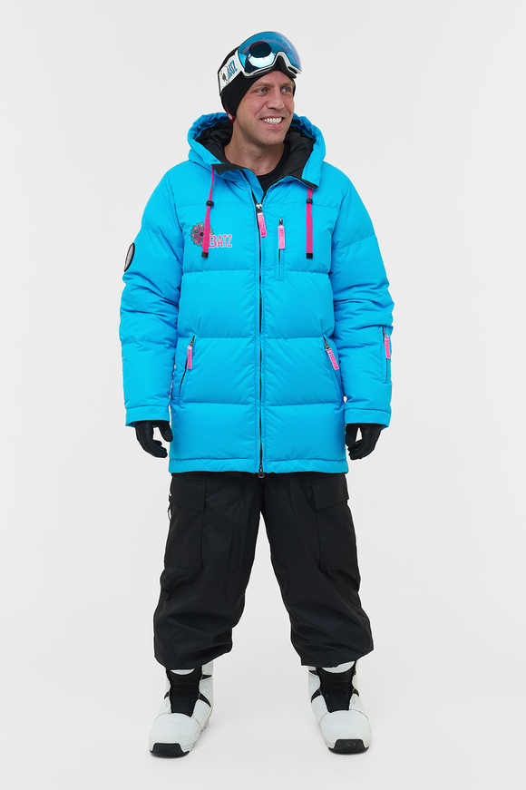 КУРТКА МУЖСКАЯ ПУХОВАЯ VIRUS BATZZILLA INDI С ПРИНТОМ БУДДА