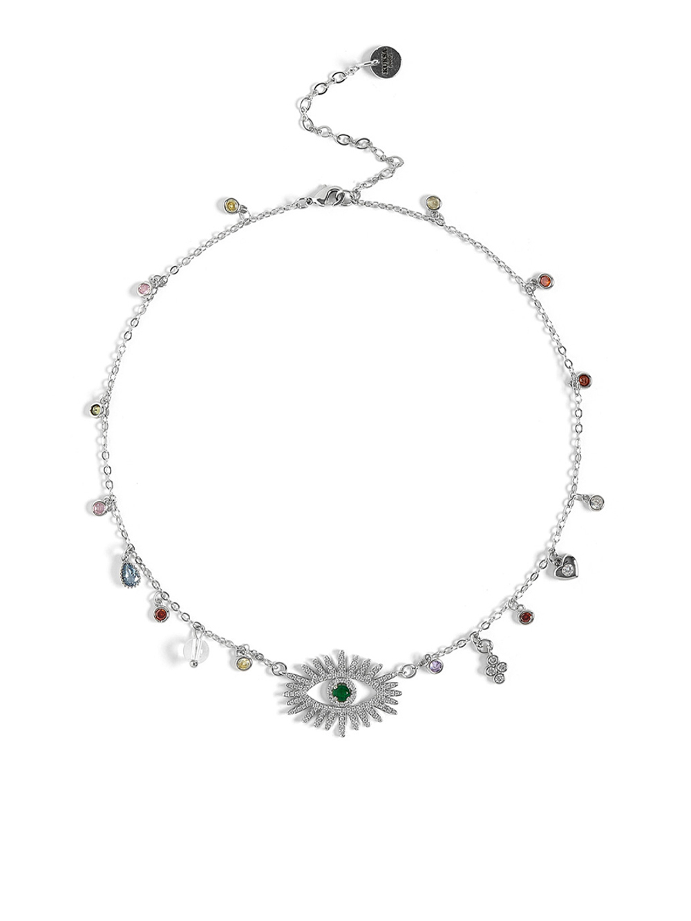 Чокер "Rainbow Green Eye"