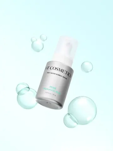 VT Cosmetics Пузырьковая сыворотка с ПДРН и гиалуроновой кислотой PDRN Hyaluronic Mint Micro Bubble Serum 70 мл