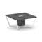 Steel Meet Стол переговорный квадратный KDK-PR.B.SP-08 Антрацит/Металл Белый 1600*1600*750