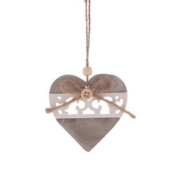 GAEM Украшение новогоднее "Сердце", L8 W0,7 H8,5 см, 2в.