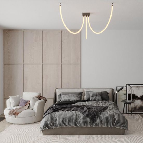 359328 KONST NT24 066 черный Светильник светодиодный IP20 LED 3000K 25W 170-265V 2420Лм RAMO