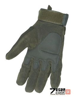 Перчатки полнопалые с костяшками Tactica 7.62 Gear Army Tactical Gloves (324). Олива