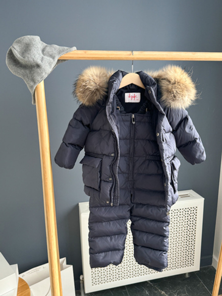 Пуховый комплект Il Gufo с шапкой, 92