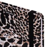 Блокнот с резинкой в клетку 96 л., А5 145х203 мм, твердая обложка, BRAUBERG," Leopard", 115535