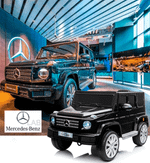 Электромобиль детский "Mercedes-Benz G500" 12V, красный