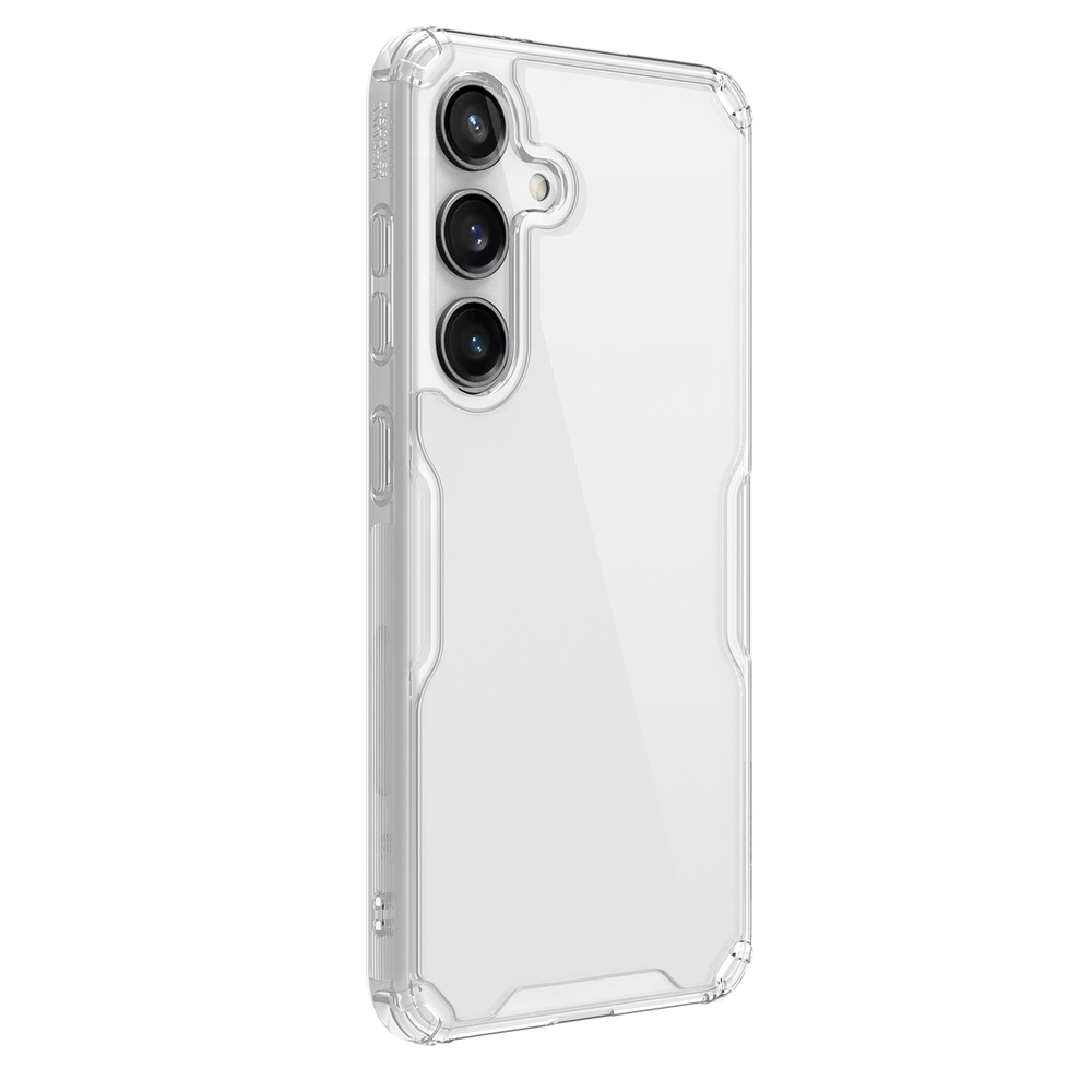 Усиленный прозрачный чехол от Nillkin для Samsung Galaxy S24+ Plus, серия Nature TPU Pro Case