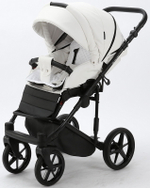 Детская коляска Adamex Zico Deluxe 2 в 1 Z-SA01 БЕЛ.КОЖА