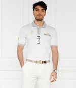 Поло La Martina - белый(YMP305 PK001)