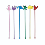 Мешалки для коктейлей «Морской коктейль»[50шт];пластик;,L=20см;разноцветн. (Цвет: разноцветный)