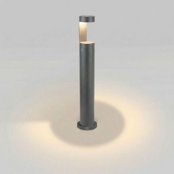 Уличный светодиодный светильник на столбе LED 10W 3000К IP54 35126/F серый Nimbus Elektrostandard