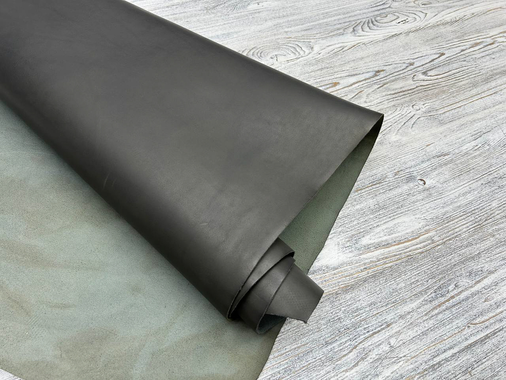 Etrusco Smooth Deep Grey (1,5-1,7 мм) цв. Серый, натуральная кожа