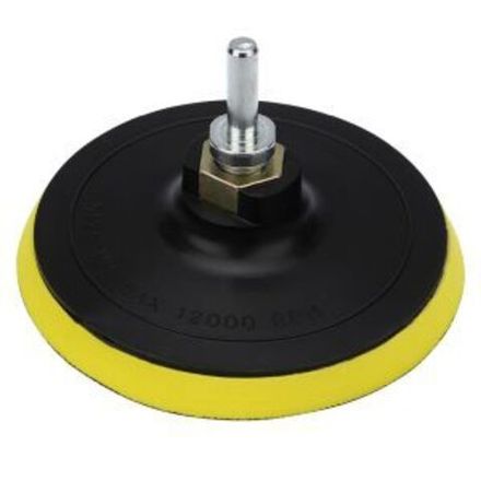 Насадка для дрели и УШМ с липучкой и адаптером, 125мм,10мм, мягкая KRANZ