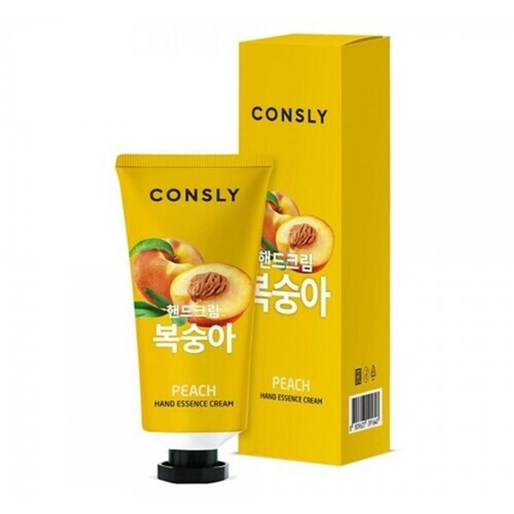 Крем-сыворотка для рук с экстрактом персика Consly  Peach hand essence cream, 100мл