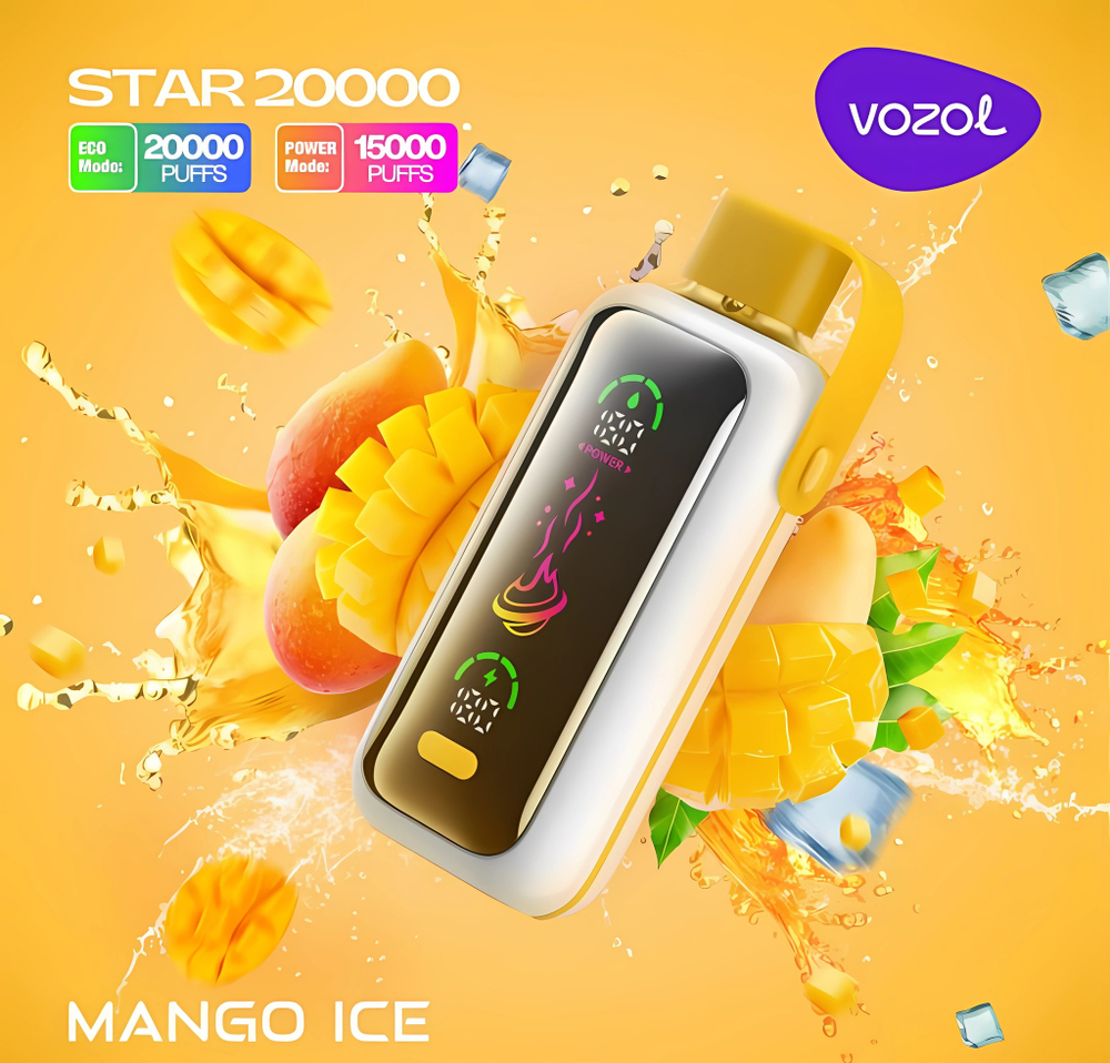 Vozol STAR 20000 - Mango Ice (5% nic)