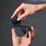 Стимулятор для пар в виде эрекционного кольца SVibe Snail JOVI черный