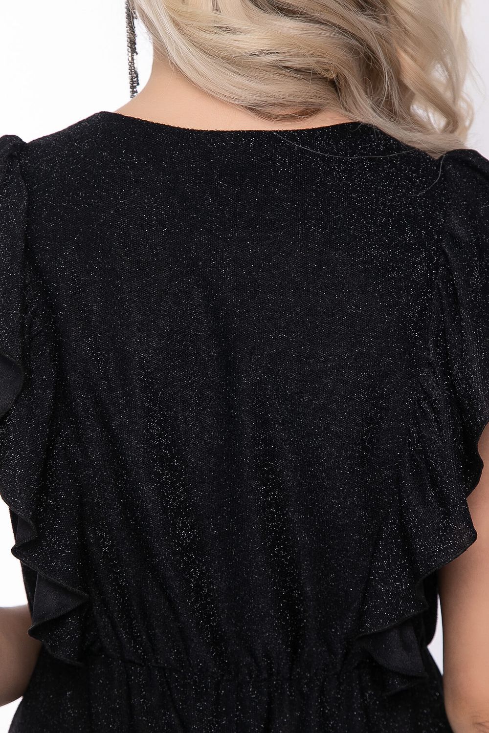 Платье "Аурелия" (мерцающий черный) П8003 LT Collection (Акция)