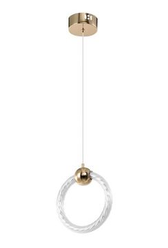 Светильник подвесной 17W 4000K ZRS.57790.17 золото Auralia Zortes