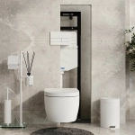 Инсталляция для унитаза WasserKraft Alme 15TLT.010.ME.WM04 с белой матовой кнопкой